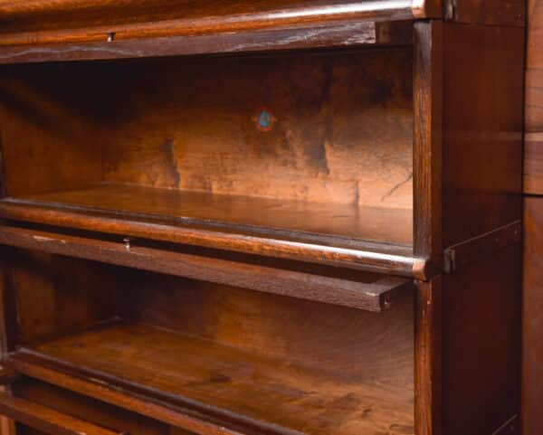 Globe Wernicke Oak Sectional Bookcase SAI2548 - Image 17