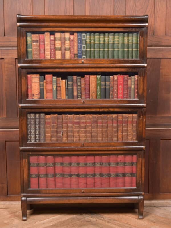 Globe Wernicke Oak Sectional Bookcase SAI2548 globe wernicke Antique Bookcases 15