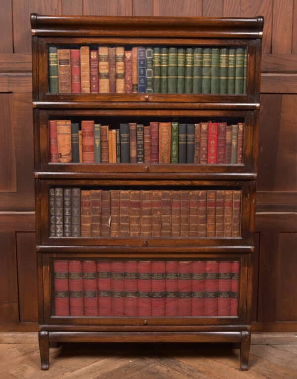 Globe Wernicke Oak Sectional Bookcase SAI2548 - Image 2