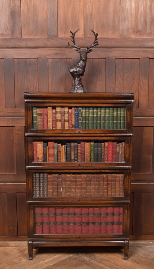 Globe Wernicke Oak Sectional Bookcase SAI2548 globe wernicke Antique Bookcases 16
