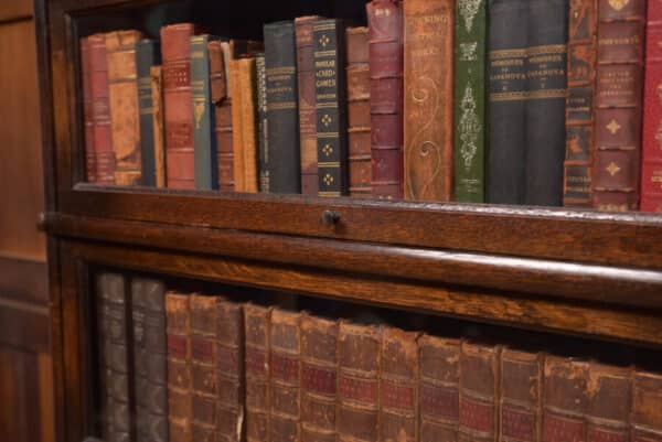 Globe Wernicke Oak Sectional Bookcase SAI2548 globe wernicke Antique Bookcases 17
