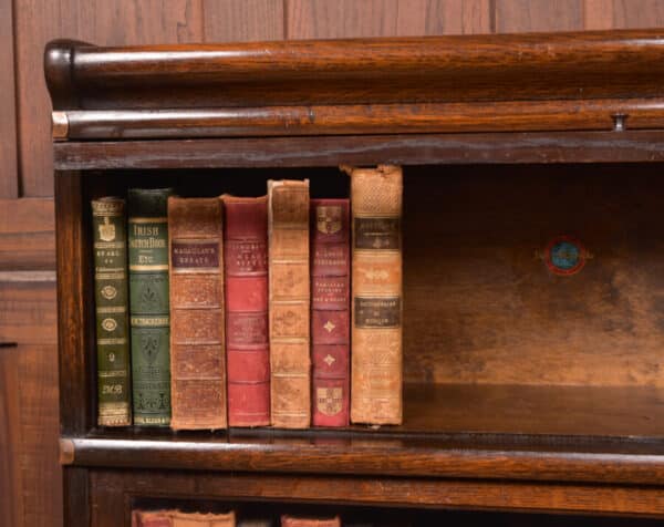 Globe Wernicke Oak Sectional Bookcase SAI2548 globe wernicke Antique Bookcases 7
