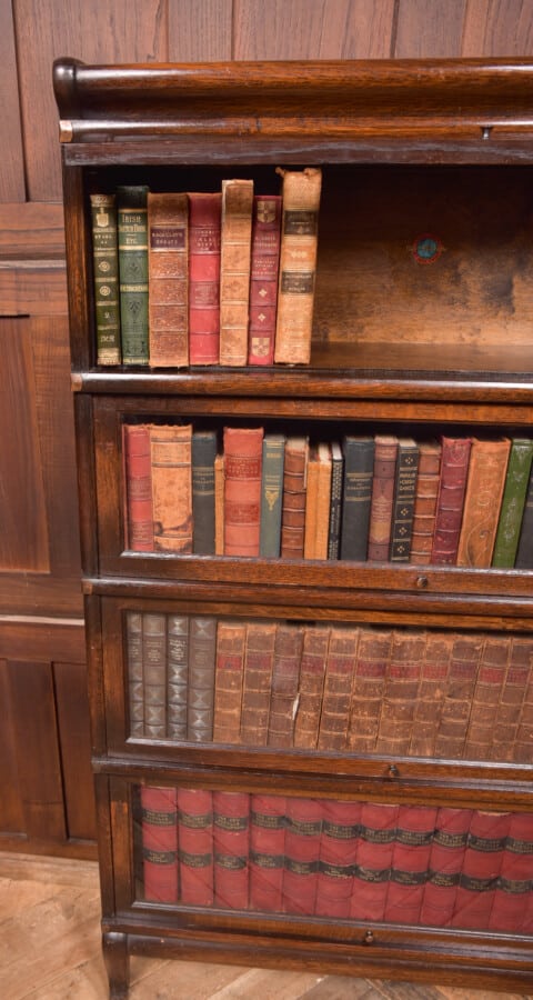 Globe Wernicke Oak Sectional Bookcase SAI2548 globe wernicke Antique Bookcases 6