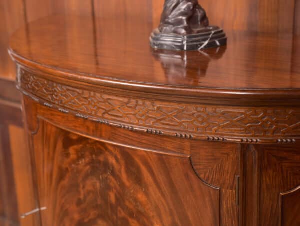 Mahogany Demi Lune Cabinet SAI2551 - Image 2