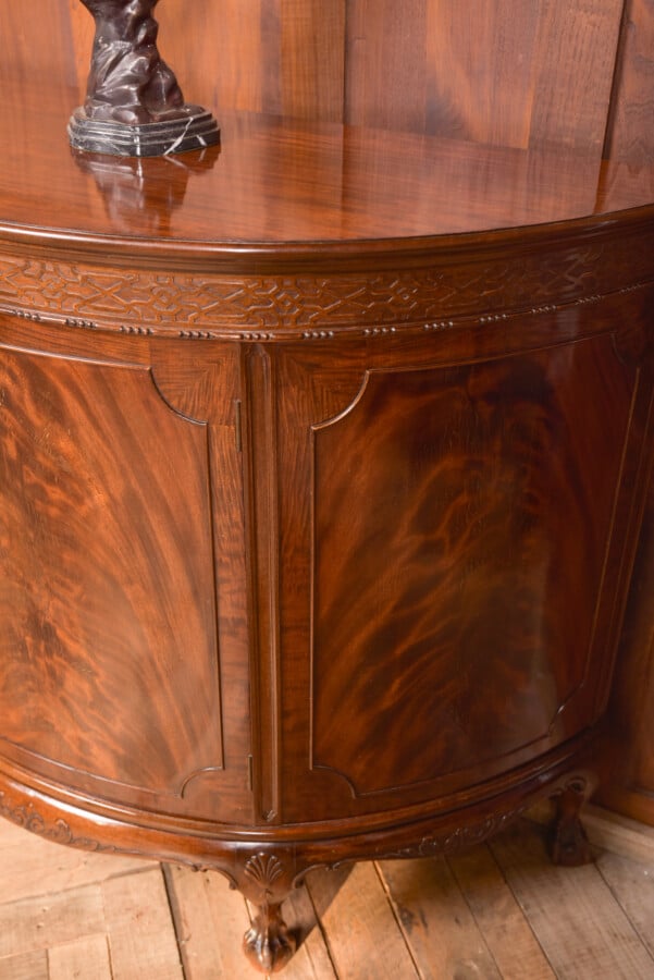 Mahogany Demi Lune Cabinet SAI2551 Antique Cabinets 5