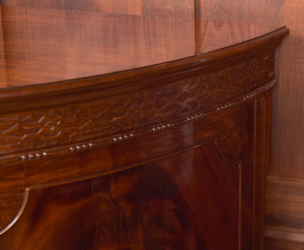 Mahogany Demi Lune Cabinet SAI2551 - Image 4