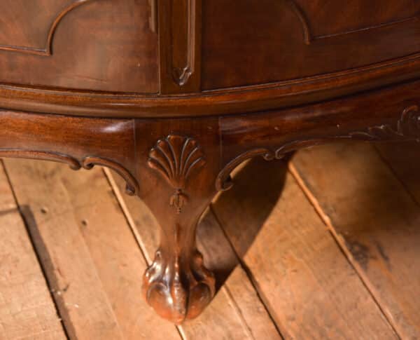 Mahogany Demi Lune Cabinet SAI2551 - Image 5