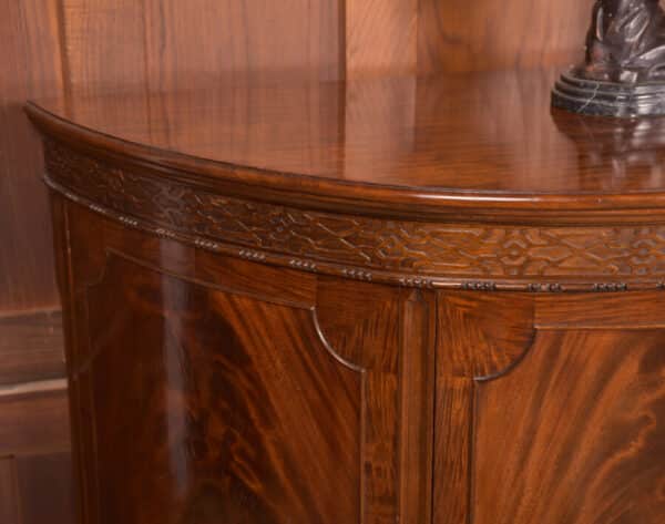 Mahogany Demi Lune Cabinet SAI2551 - Image 6