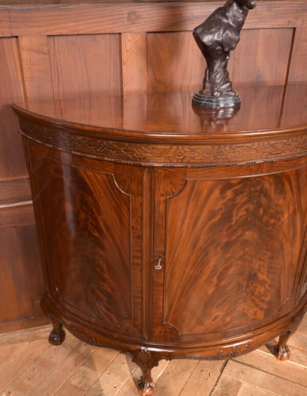 Mahogany Demi Lune Cabinet SAI2551 - Image 7