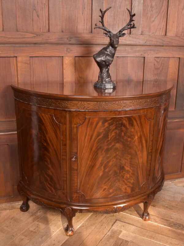 Mahogany Demi Lune Cabinet SAI2551 - Image 17