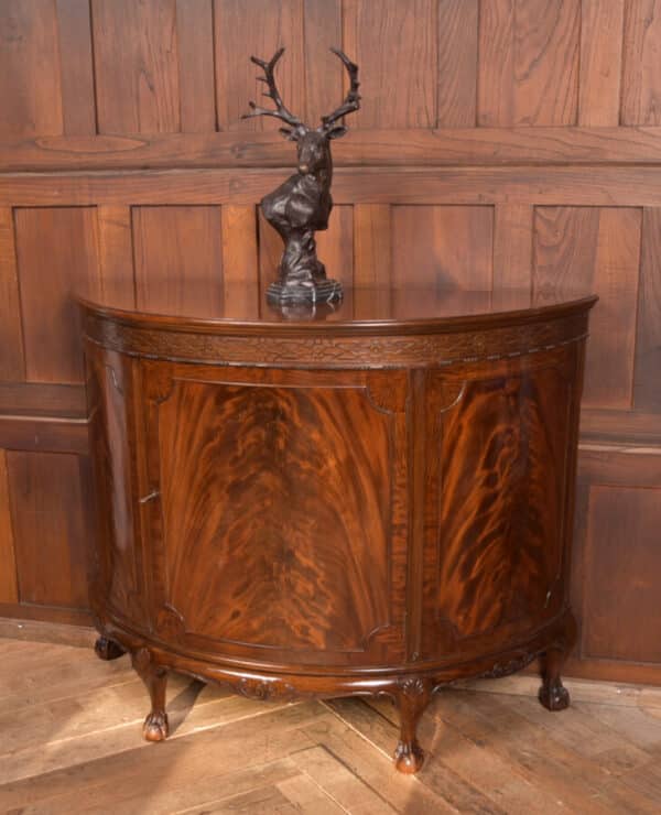 Mahogany Demi Lune Cabinet SAI2551