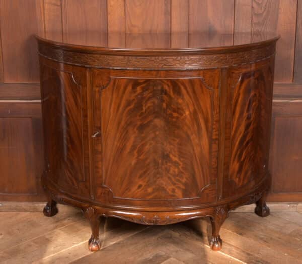 Mahogany Demi Lune Cabinet SAI2551 - Image 15