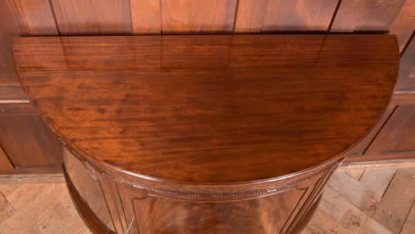 Mahogany Demi Lune Cabinet SAI2551 - Image 14