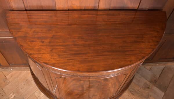 Mahogany Demi Lune Cabinet SAI2551 - Image 13