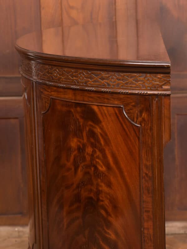 Mahogany Demi Lune Cabinet SAI2551 - Image 9