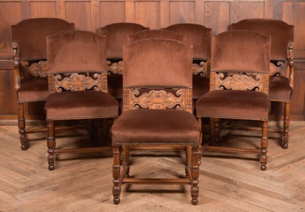 Edwardian Set Of 8 Dining Chairs SAI2556 Antique Chairs 3