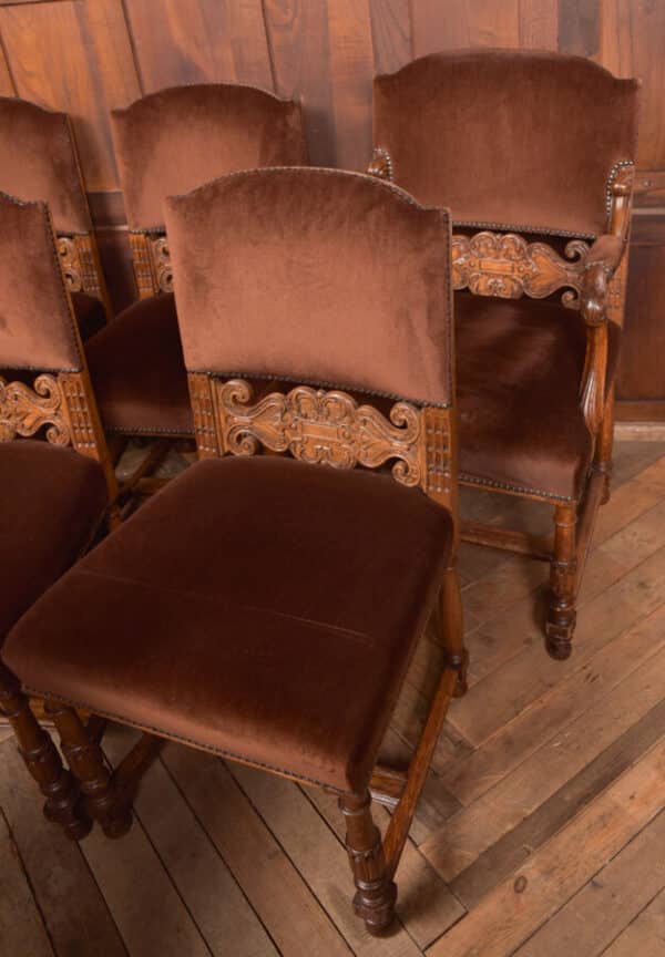 Edwardian Set Of 8 Dining Chairs SAI2556 Antique Chairs 9