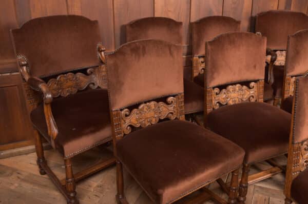 Edwardian Set Of 8 Dining Chairs SAI2556 Antique Chairs 19