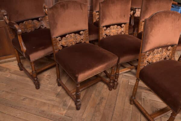 Edwardian Set Of 8 Dining Chairs SAI2556 Antique Chairs 18