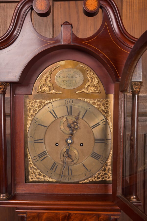 Geo: Porthoufe Penrith Grandfather Clock SAI2554 Antique Clocks 12