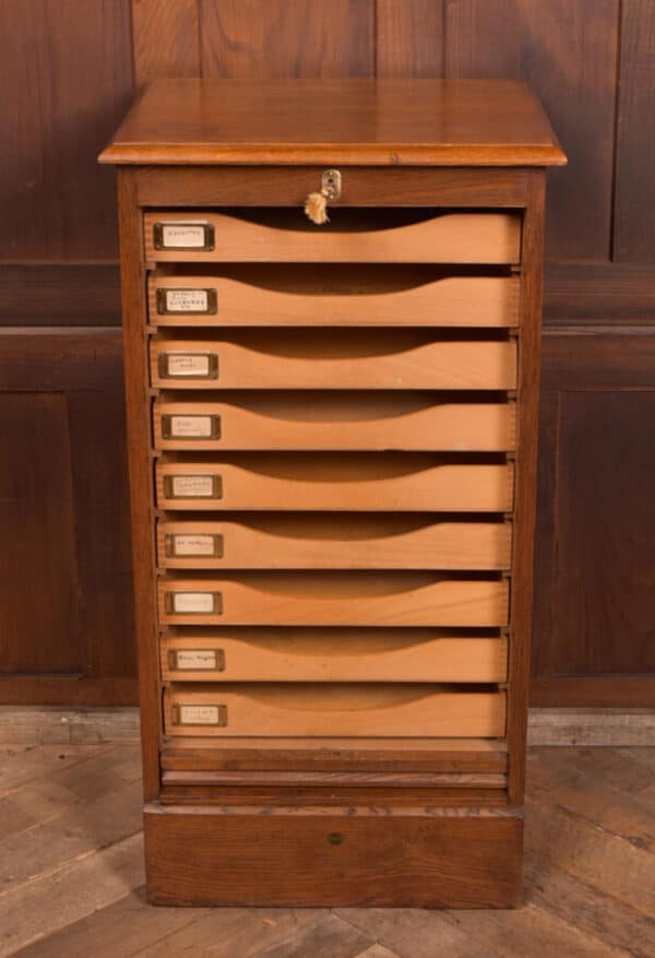 Edwardian Oak Filing Cabinet SAI2557 - Image 4