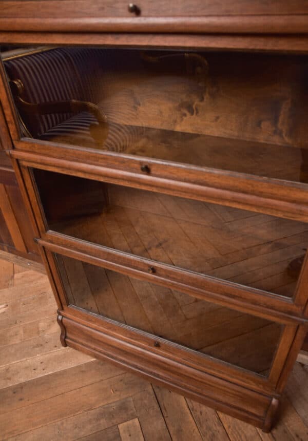 Globe Wernicke Oak 6 Sectional Bookcase SAI2553 - Image 6