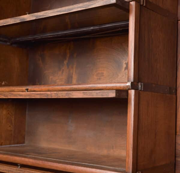 Globe Wernicke Oak 6 Sectional Bookcase SAI2553 Antique Bookcases 21