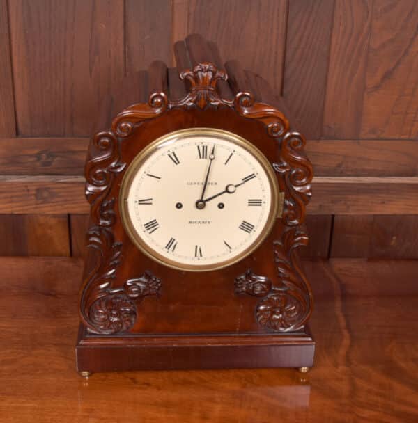 Victorian Mahogany Bracket Clock SAI2559 Antique Clocks 3