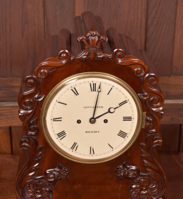 Victorian Mahogany Bracket Clock SAI2559 - Image 4