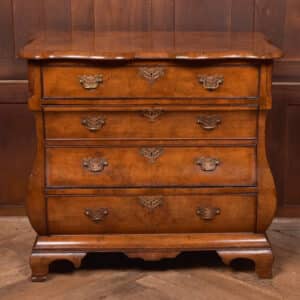 Walnut Dutch Bombe Chest Of Drawers SAI2562 Antique Chest Of Drawers