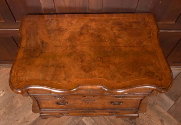 Walnut Dutch Bombe Chest Of Drawers SAI2562 - Image 5