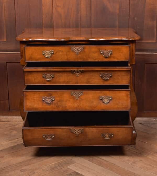 Walnut Dutch Bombe Chest Of Drawers SAI2562 Antique Chest Of Drawers 8