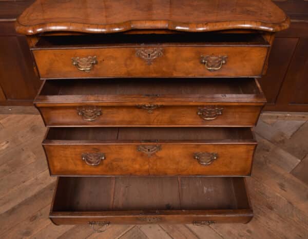 Walnut Dutch Bombe Chest Of Drawers SAI2562 - Image 7