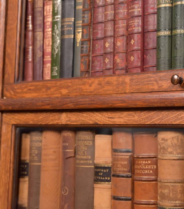 Globe Wernicke 6 Sectional Oak Bookcase SAI2568 - Image 3