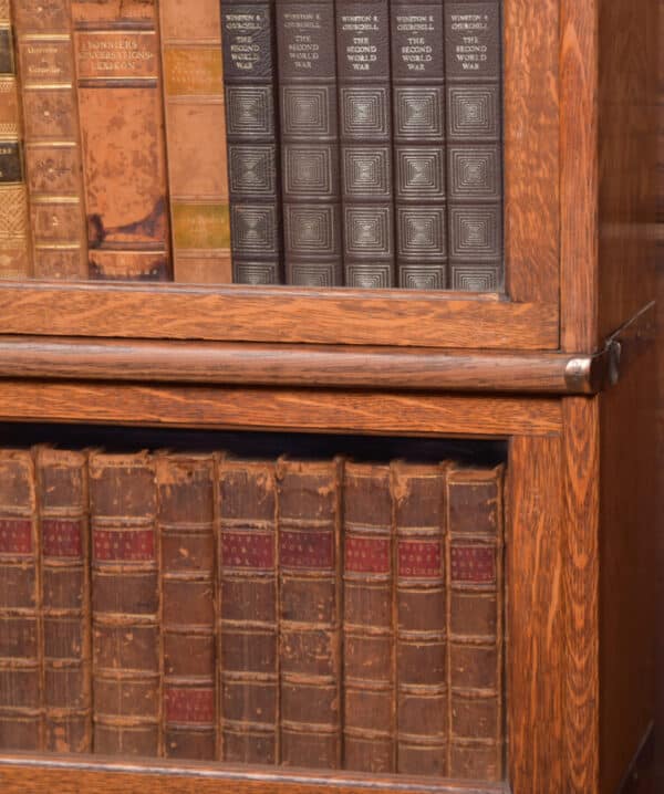 Globe Wernicke 6 Sectional Oak Bookcase SAI2568 - Image 5