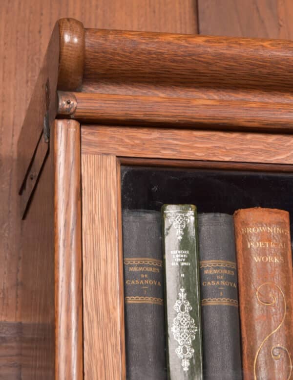 Globe Wernicke 6 Sectional Oak Bookcase SAI2568 globe wernicke Antique Bookcases 8