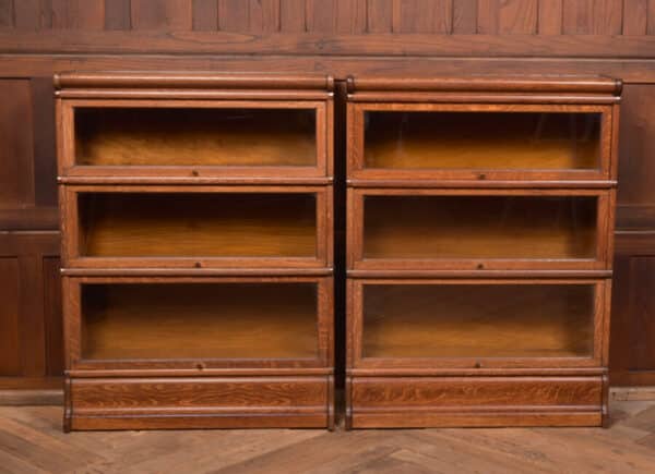 Globe Wernicke 6 Sectional Oak Bookcase SAI2568 globe wernicke Antique Bookcases 27