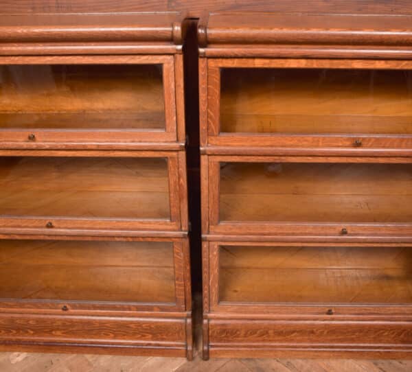 Globe Wernicke 6 Sectional Oak Bookcase SAI2568 globe wernicke Antique Bookcases 31