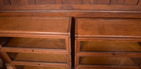 Globe Wernicke 6 Sectional Oak Bookcase SAI2568 globe wernicke Antique Bookcases 32