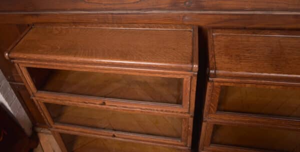 Globe Wernicke 6 Sectional Oak Bookcase SAI2568 globe wernicke Antique Bookcases 33