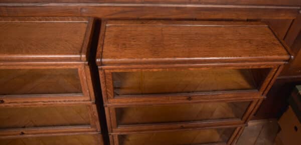 Globe Wernicke 6 Sectional Oak Bookcase SAI2568 - Image 32