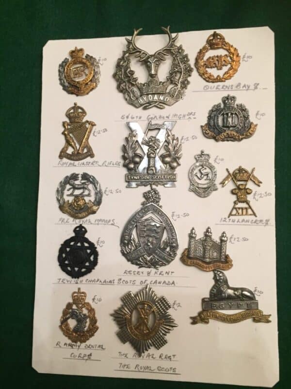 WW1 Metal Military cap badge , 10.00 each cap badge Miscellaneous 3