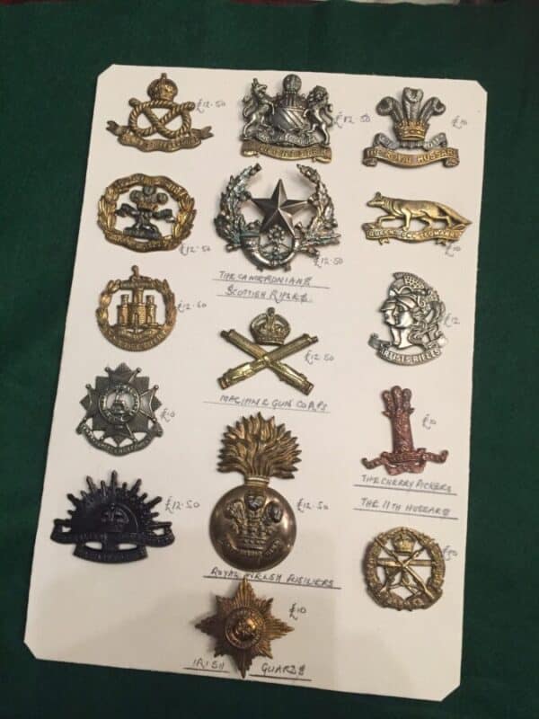 WW1 Metal Military cap badge , 10.00 each cap badge Miscellaneous 4