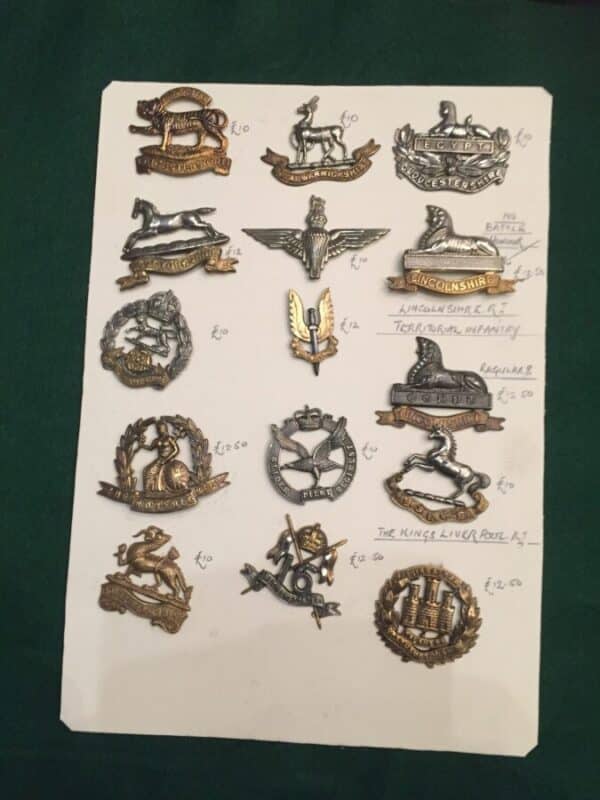 WW1 Metal Military cap badge , 10.00 each - Image 4