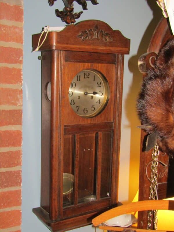 German wall hanging clock clock Antique Clocks 3