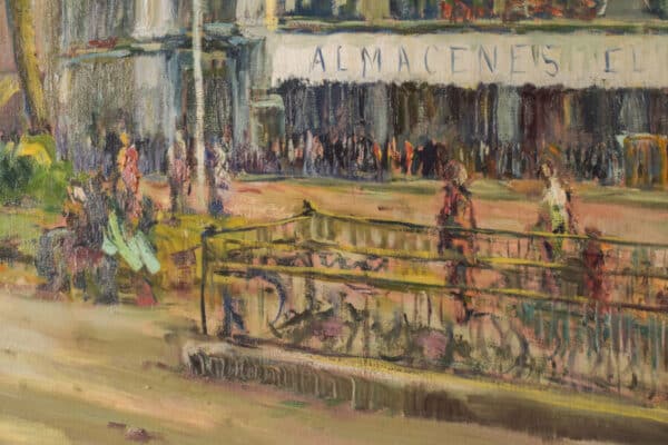 Large Cityscape Painting - Barcelona - Image 7