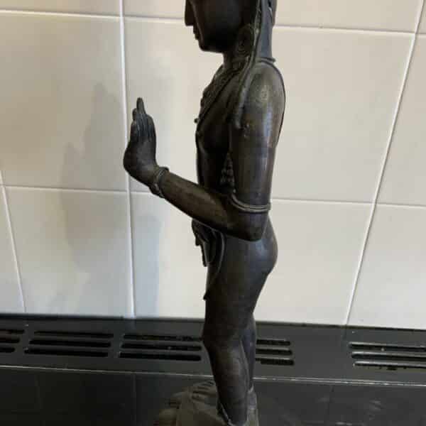 Indian bronze Deity figure 18th century Antique Sculptures 9