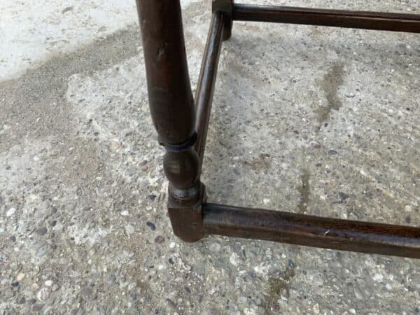 Oak side table early 18th century Antique Furniture 15