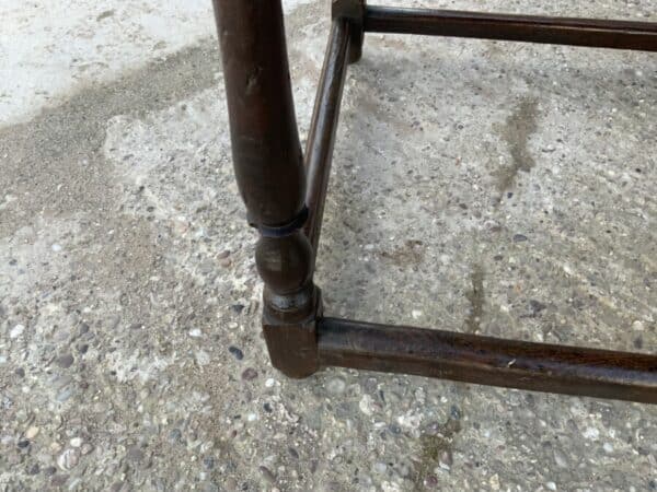 Oak side table early 18th century - Image 13