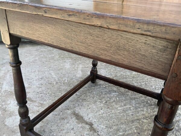 Oak side table early 18th century - Image 14